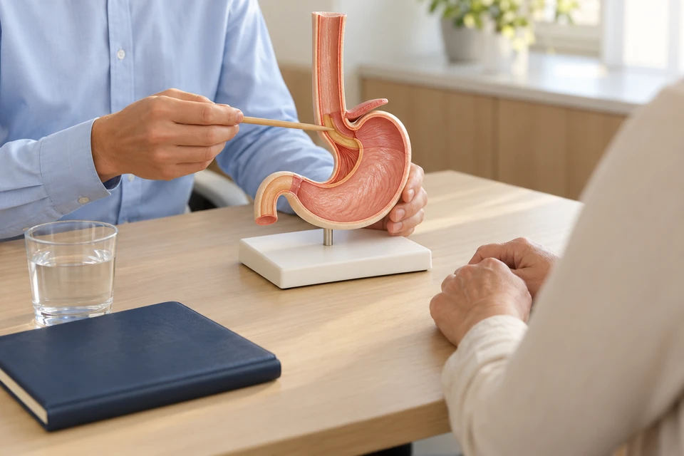 Reflü değerlendirmesinde üst sindirim sistemi modelinin konuşulduğu görüşme