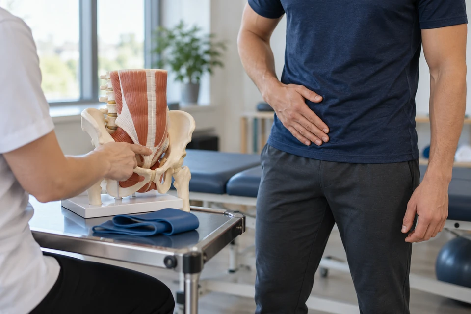 Functional assessment and an anatomy model for athletic groin pain